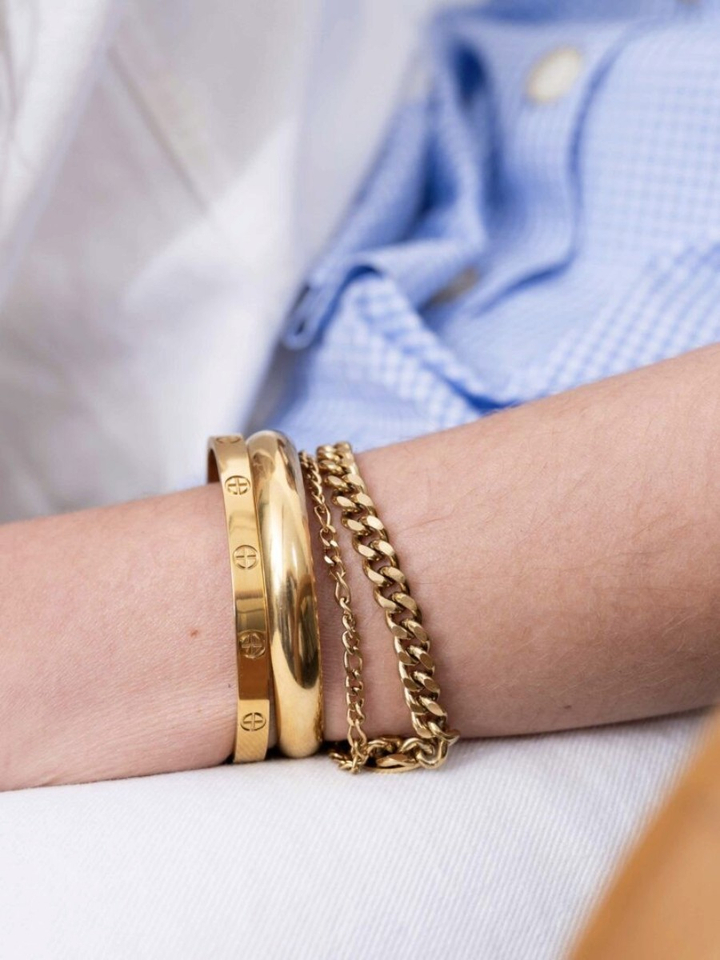 Gouden schakelarmband Ellen Beekmans