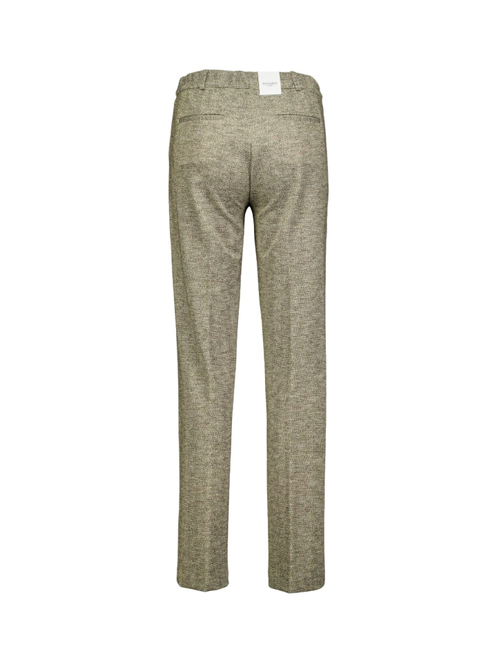 Grijze broek met structuur Peggy Flared Raphaela 