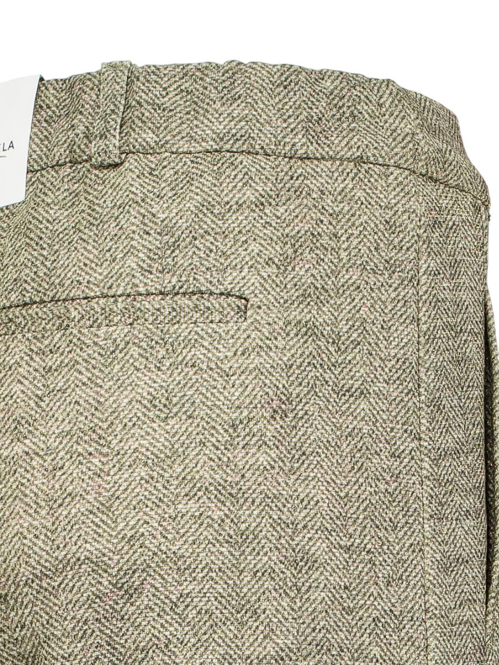 Grijze broek met structuur Peggy Flared Raphaela 