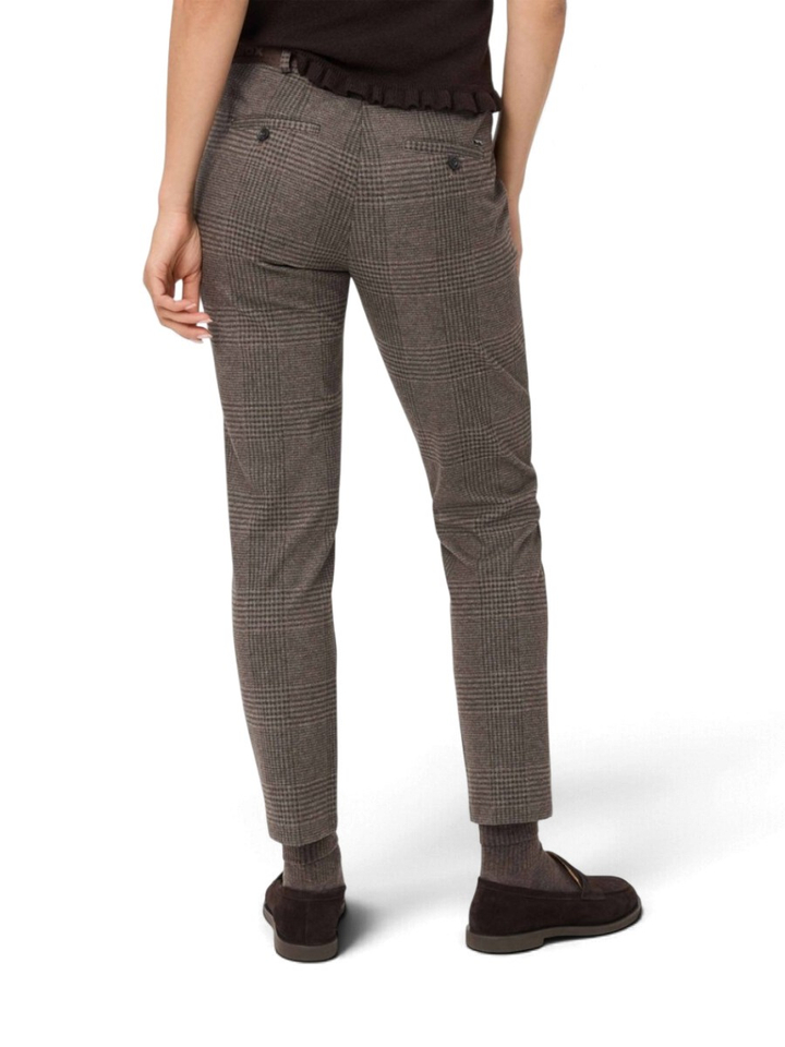 Bruine geruite broek Maron Brax