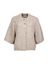 Beige trui met knoopsluiting Benuta Neo Noir 