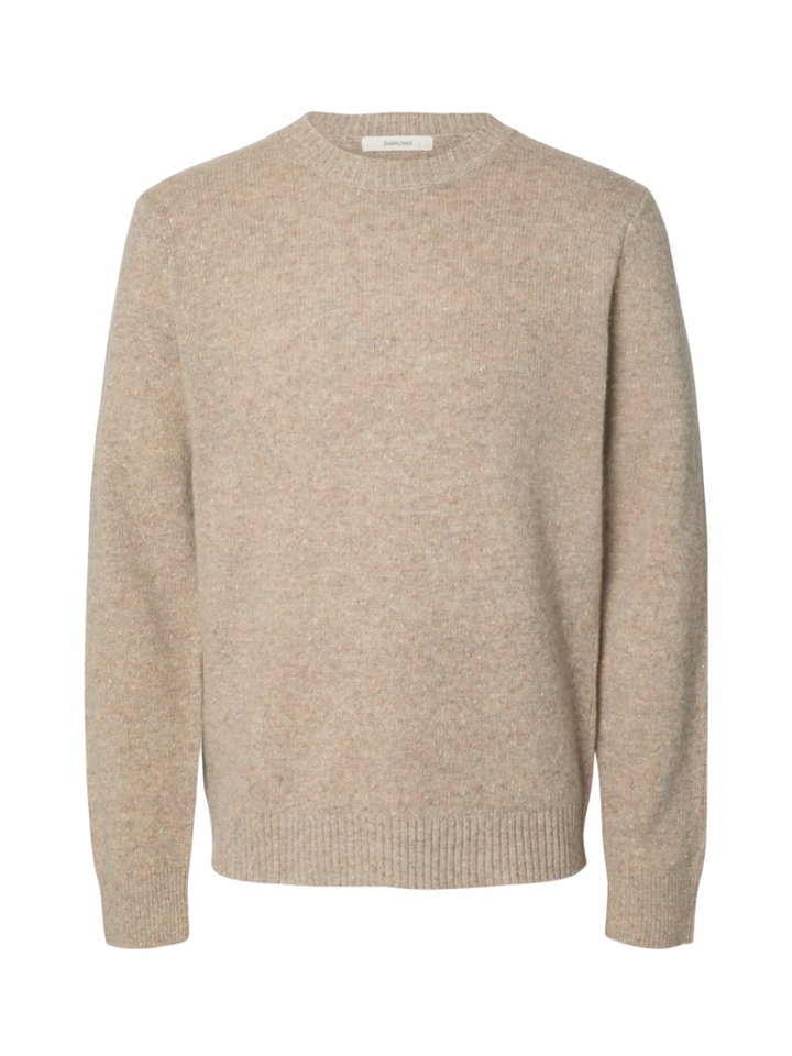 Beige klassieke trui Selected 
