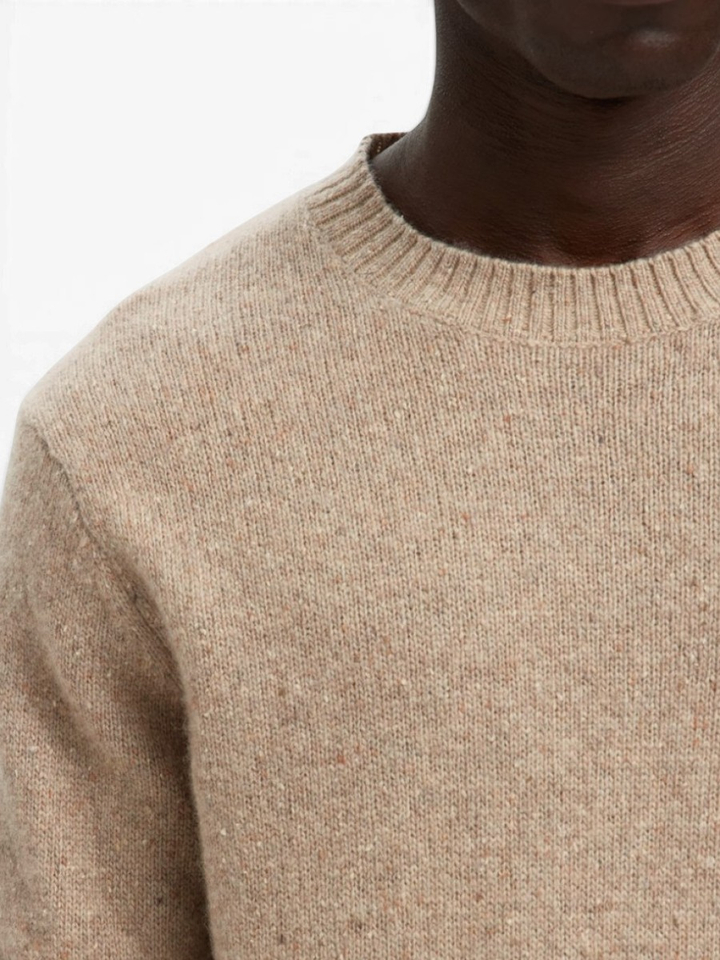 Beige klassieke trui Selected 