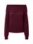Paarse off shoulder trui Yasjohi Y.A.S 
