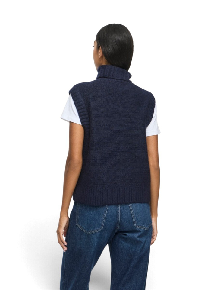 Donkerblauwe cardigan Viopa Vila 