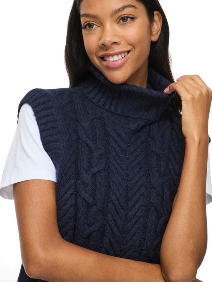 Donkerblauwe cardigan Viopa Vila 