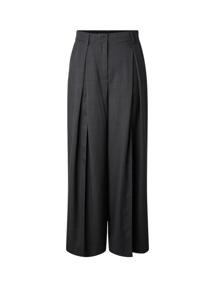 Donkergrijze geklede broek Yaselura Y.A.S