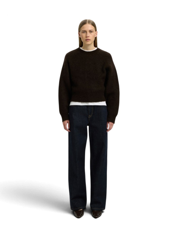 Donkerbruine trui Selected Women