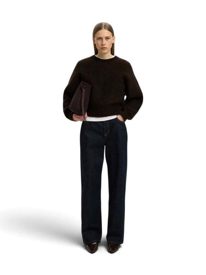 Donkerbruine trui Selected Women
