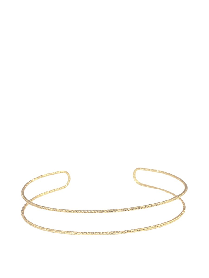 Gouden fijne dubbele armband Ellen Beekmans
