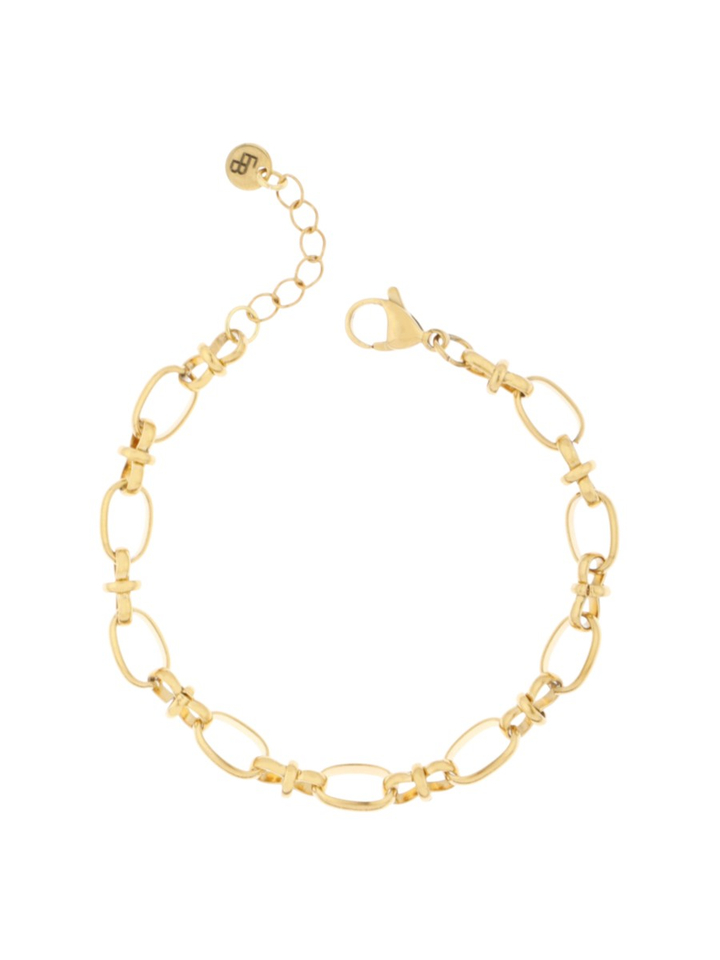 Gouden vergulde fantasie armband Ellen Beekmans