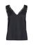 Zwarte top met kanten detail Vibya Vila 