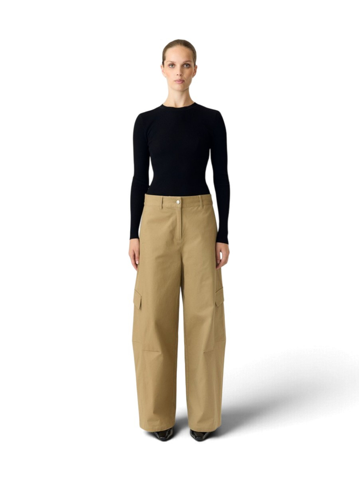 Beige cargo broek Yascarine Y.A.S