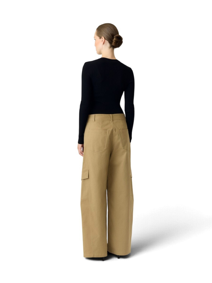 Beige cargo broek Yascarine Y.A.S