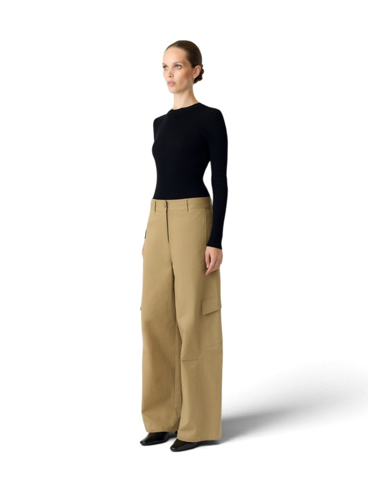 Beige cargo broek Yascarine Y.A.S