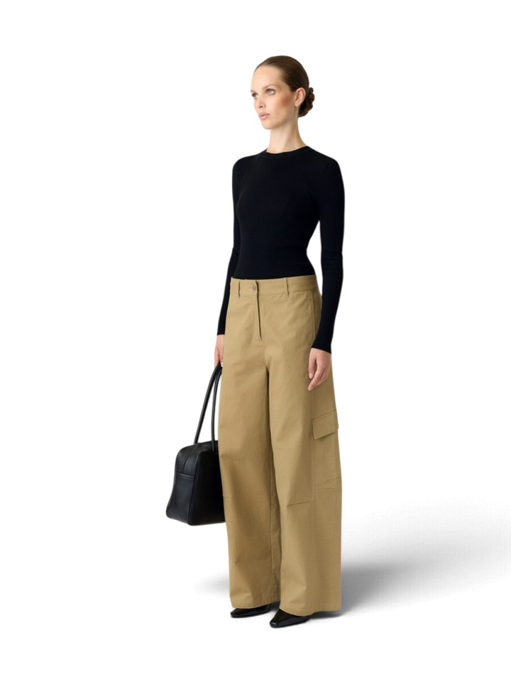 Beige cargo broek Yascarine Y.A.S