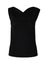 Zwarte glitter top Slwnori Fitte Selected 