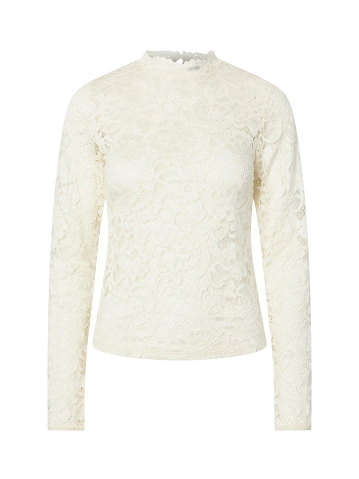 Witte kanten blouse Yaslacey Y.A.S 
