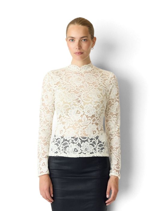 Witte kanten blouse Yaslacey Y.A.S