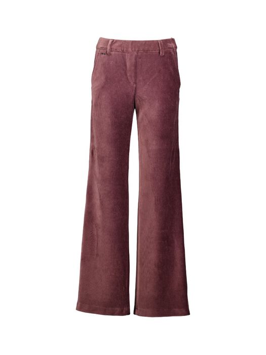 Paarse ribfluwelen broek Style Brax