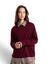 Bordeaux pull in cashmere met lange mouwen Mapoupette Les tricots de lea