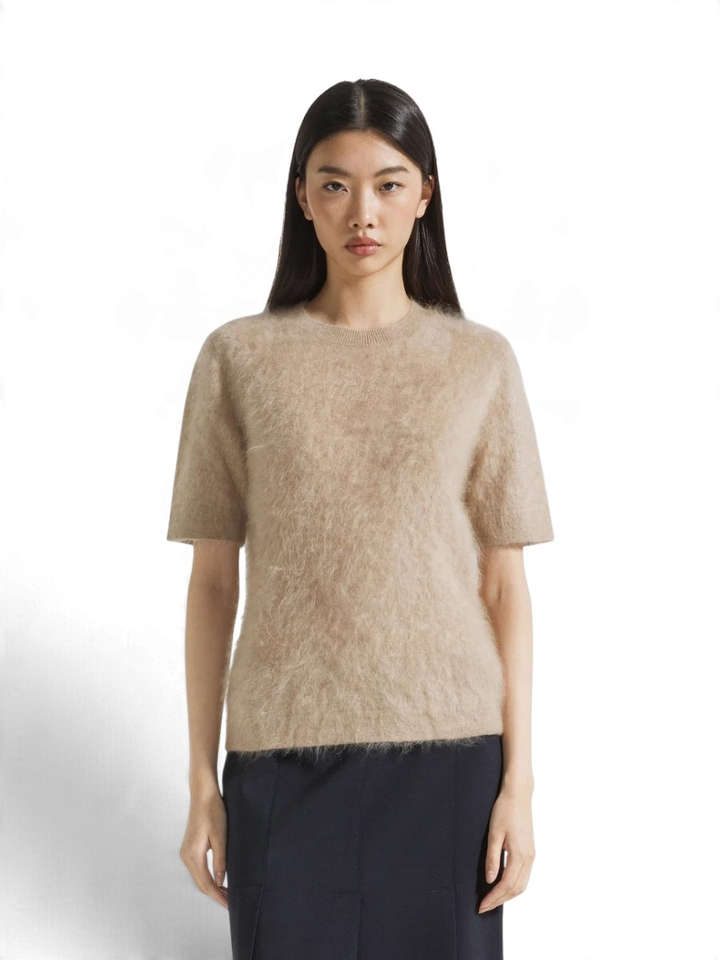 Beige zachte trui in kasjmier Seventy