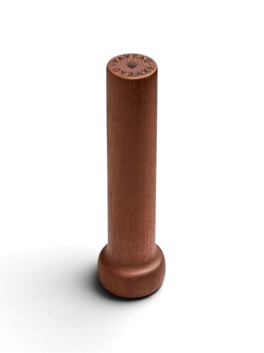 Donkerbruine houten houder voor servetringen The Gathering Holder Paveau