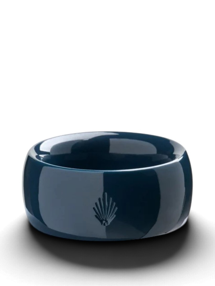 Donkerblauwe servetring The Gathering Ring Paveau