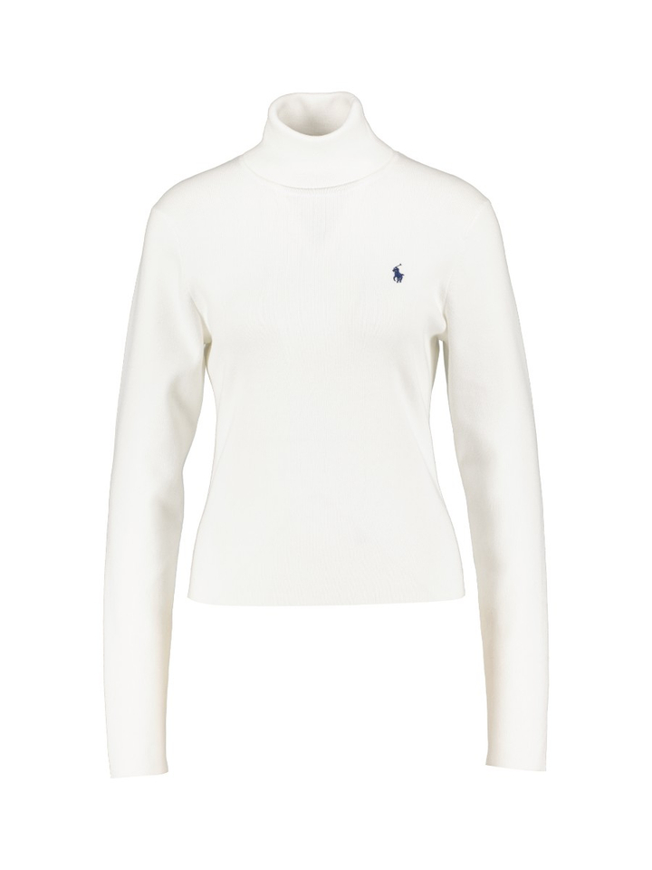 Witte trui met rolkraag Ralph Lauren