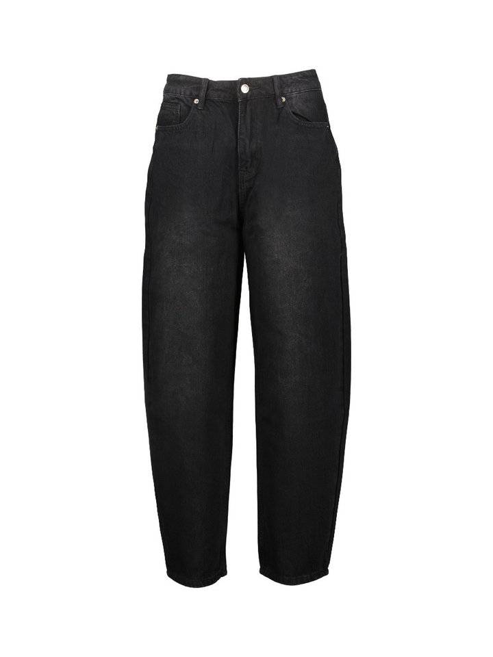Zwarte barrel broek Peppercorn