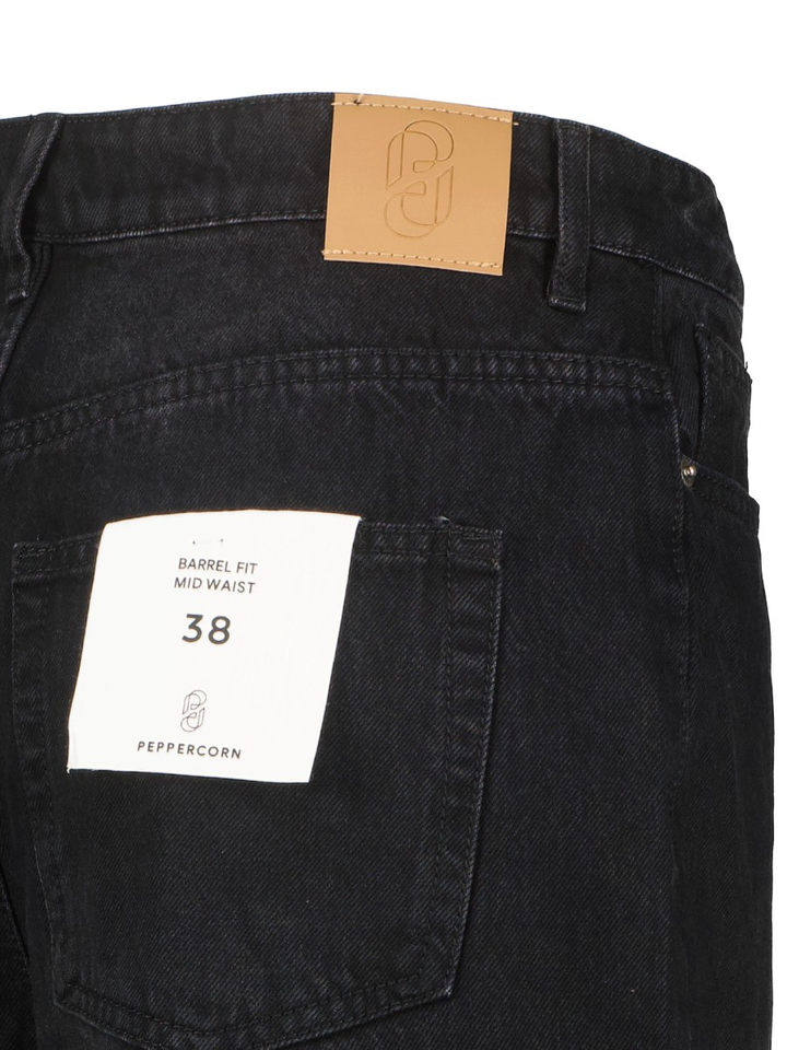 Zwarte barrel broek Peppercorn