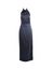 Donkerblauwe mouwloze feestjurk Swing