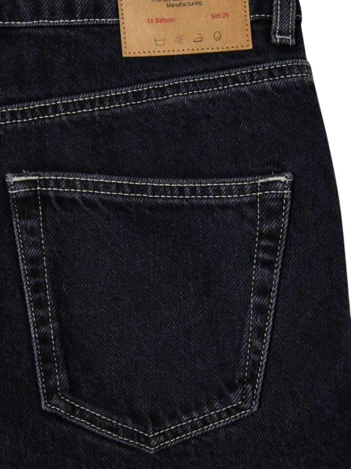 Zwarte barrel jeans American Vintage