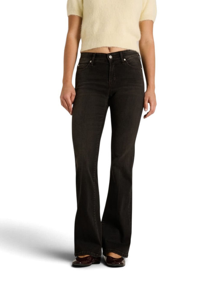 Bruingrijze flared jeans Paris Flared Cambio