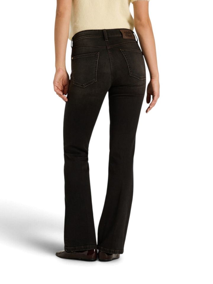 Bruingrijze flared jeans Paris Flared Cambio