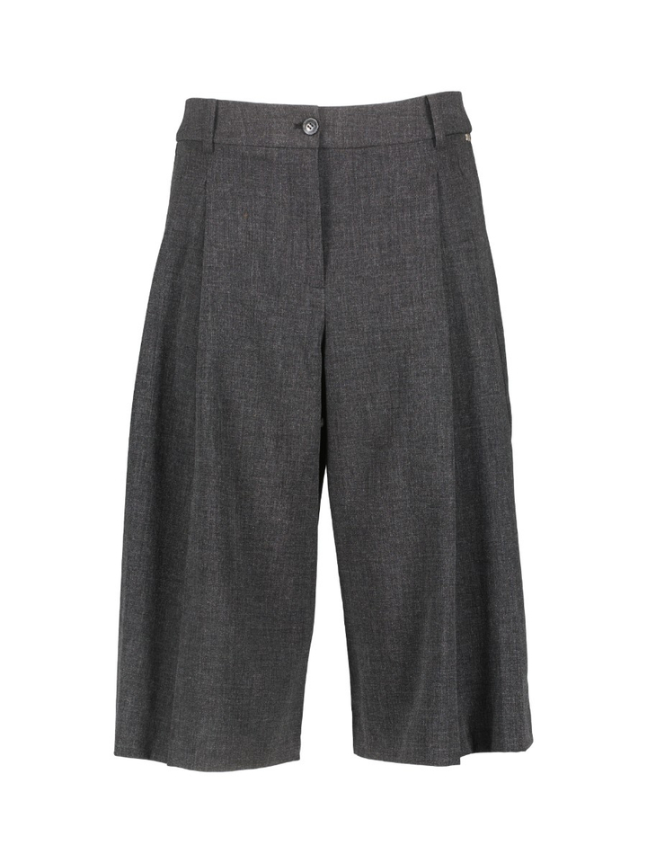 Donkergrijze baggy geklede short Texas Jort Lalotti