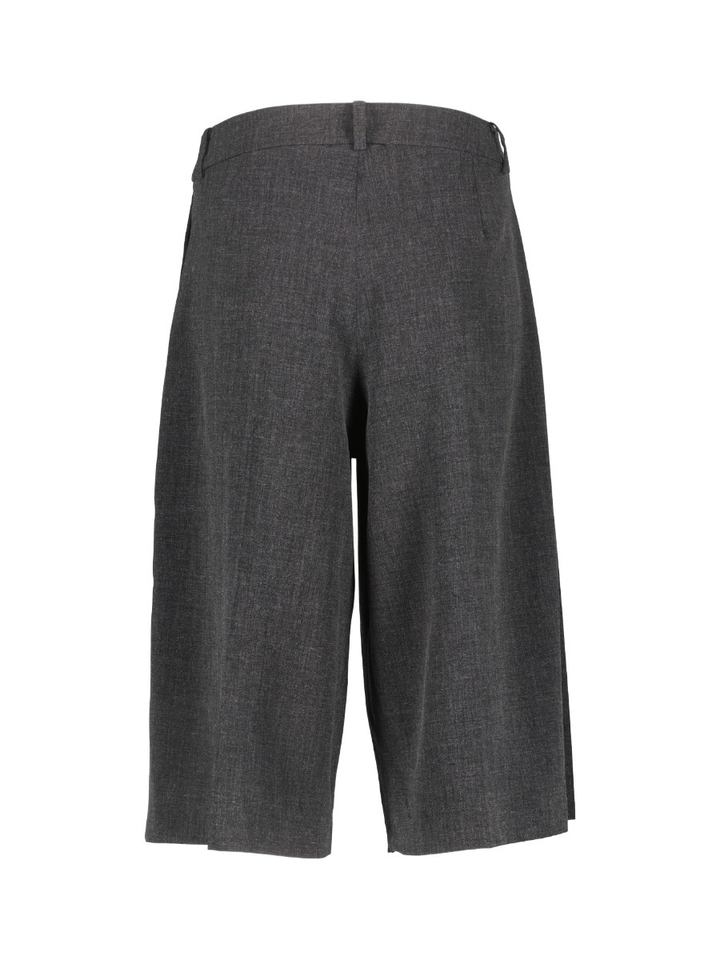 Donkergrijze baggy geklede short Texas Jort Lalotti