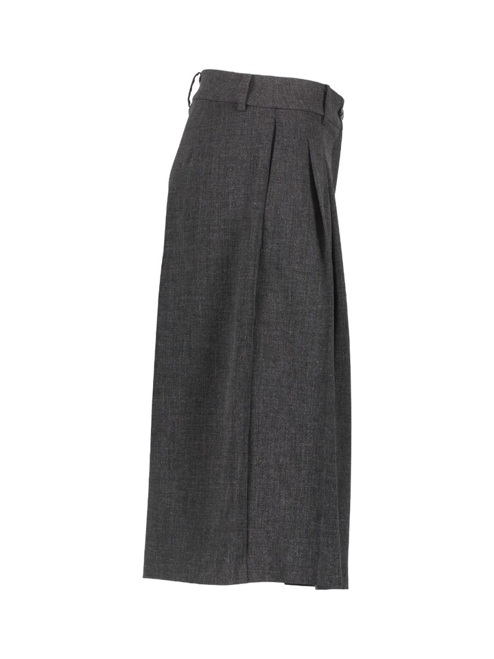 Donkergrijze baggy geklede short Texas Jort Lalotti