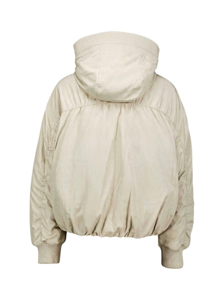 Beige jas met kap Lecce Como