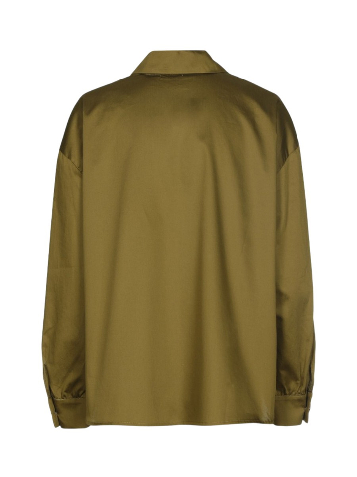 Groene blouse met bloem Caroline Biss