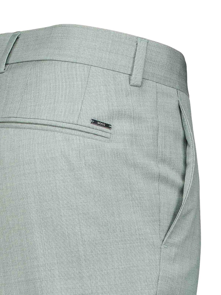 Groene slim-fit broek Boss Black