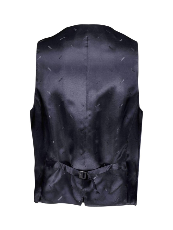 Blauwe kostuum gilet Hugo Boss