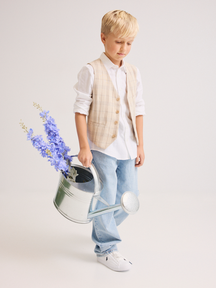 Jongens shop the look van Blue Bay en Ralph Lauren Zomer 2026 communie campagne
