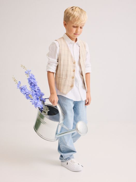 Jongens shop the look van Blue Bay en Ralph Lauren Zomer 2026 communie campagne
