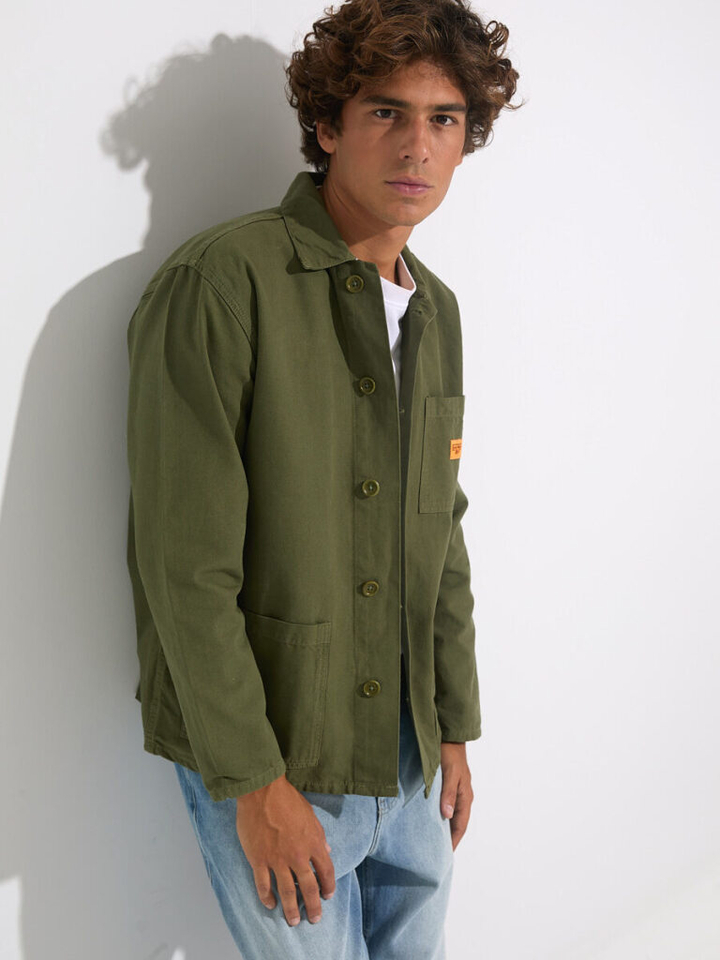 Heren shop the look van Les deux, Selected, Service Works en New Balance Winter 2025 shoot 1