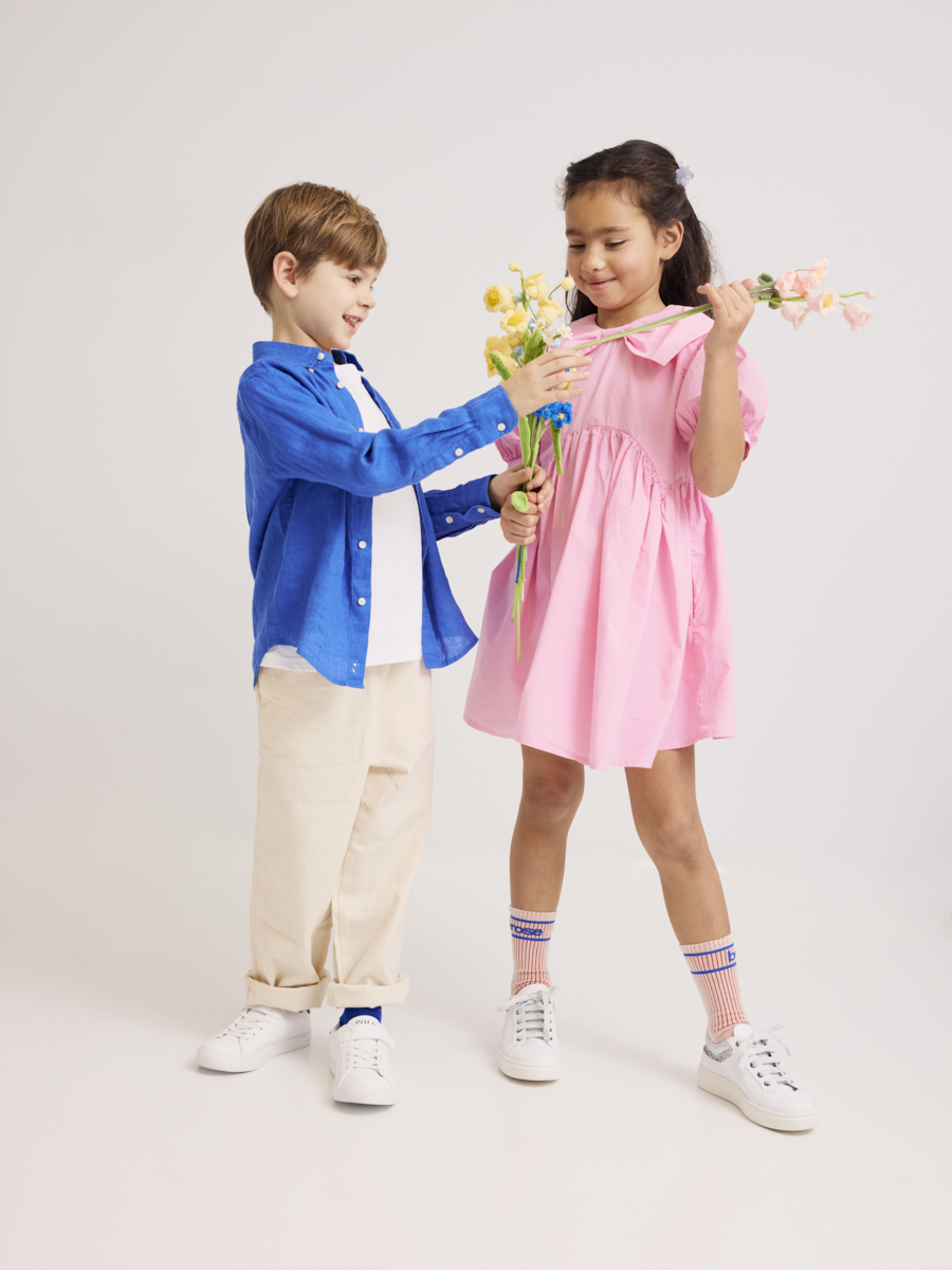 Meisjes shop the look van Bellerose, Morley en Rtb Zomer 2026 communie campagne