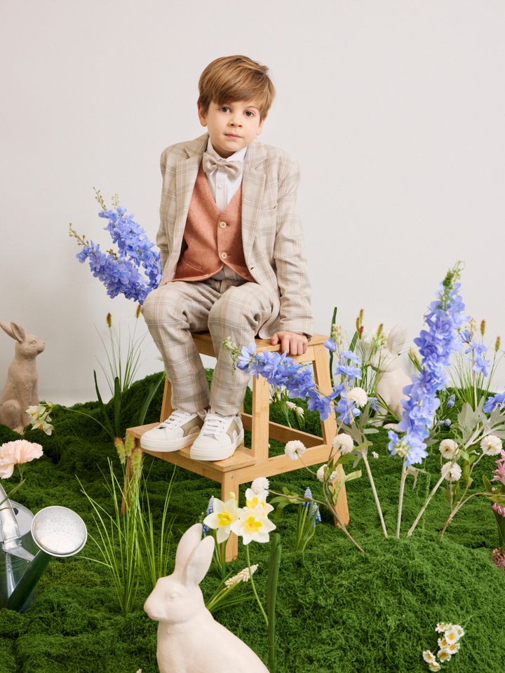 Jongens shop the look van Blue Bay, Rtb en D-Lux Zomer 2026 communie campagne