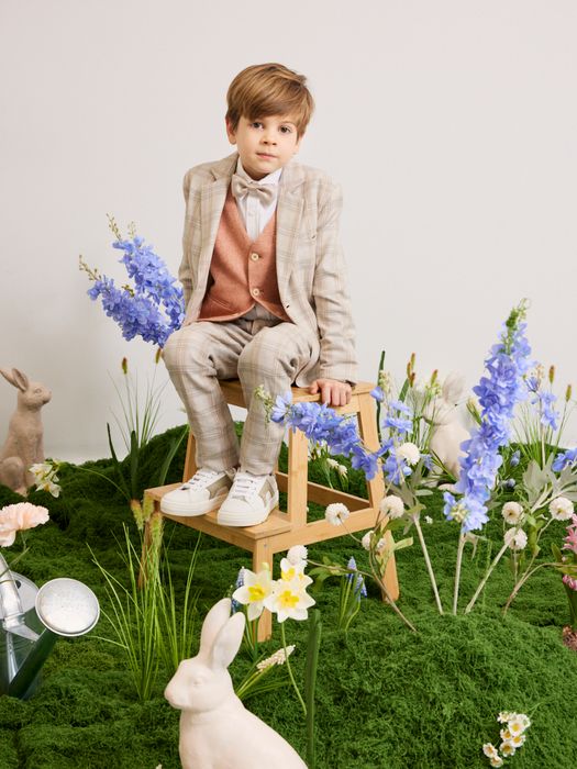 Jongens shop the look van Blue Bay, Rtb en D-Lux Zomer 2026 communie campagne