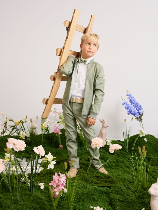 Jongens shop the look van Blue Bay, D-Lux en Confetti Zomer 2026 communie campagne