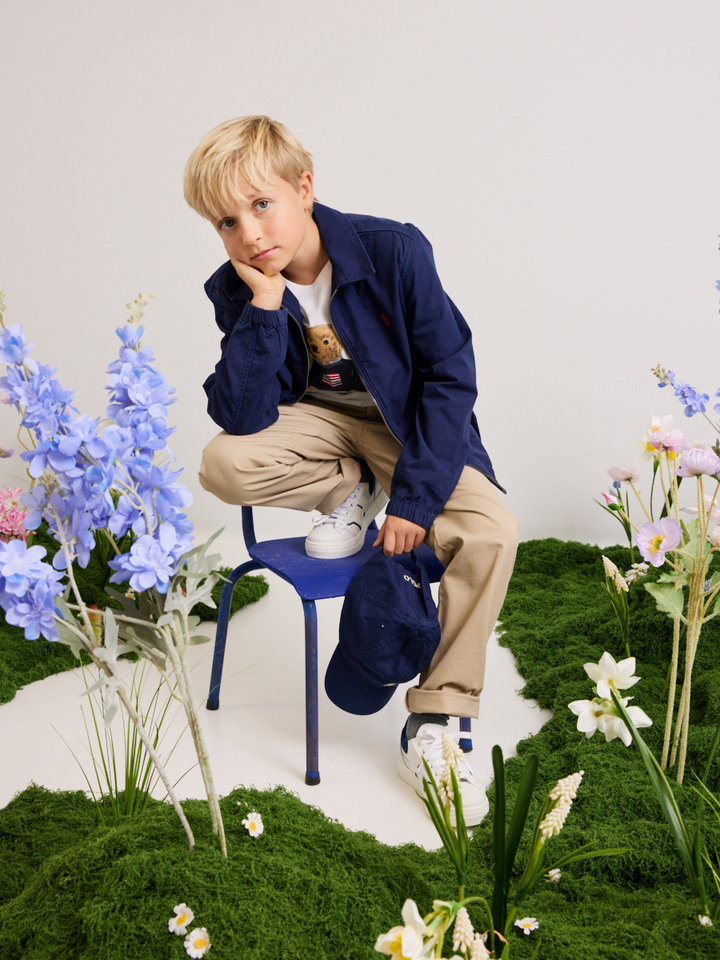 Jongens shop the look van Ralph Lauren Zomer 2026 communie campagne